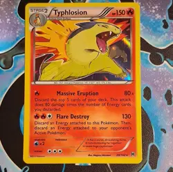 Pokemon TCG Typhlosion Breakthrough Holo Rare Stage 2 150 HP English 20/162 2015 - Image 2