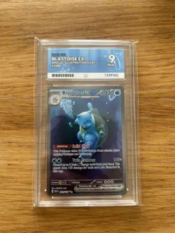 Pokemon TCG Blastoise EX Scarlet Violet 151 Card 200/165 Grade Ace 9 - Image 1