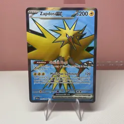Pokemon TCG Zapdos ex Scarlet & Violet-151 192/165 Holo Ultra Rare - Image 1