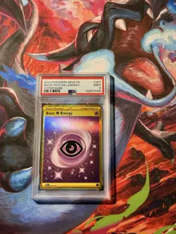 Basic Psychic Energy Hyper Rare 207/165 PSA 9 MINT (Pokemon 151 2023) - Image 1