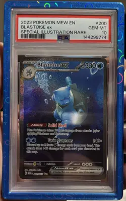 Pokemon 2023 Sv: Scarlet & Violet 151 Blastoise ex 200/165 SIR Holo PSA 10 EN - Image 1