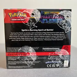 Pokemon TCG Mega Evolution Phantasmal Flames BOOSTER BOX Factory Sealed 36 Packs - Image 3