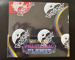 Pokemon TCG Mega Evolutions - Phantasmal Flames Booster Box 36 Packs Sealed - Image 2