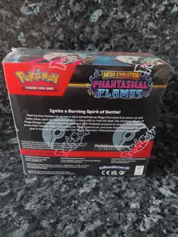 Pokemon TCG Mega Evolutions Phantasmal Flames Booster Box Sealed - Image 3