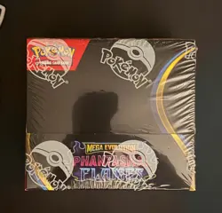 Pokemon TCG Mega Evolutions Phantasmal Flames Booster Box Sealed - Image 1