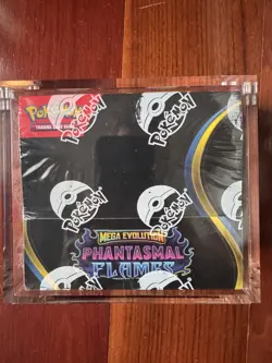 Pokemon TCG Mega Evolution Phantasmal Flames BOOSTER BOX Factory Sealed W CASE - Image 1