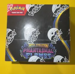 Pokemon TCG Mega Evolutions Phantasmal Flames Booster Box Sealed - Image 1