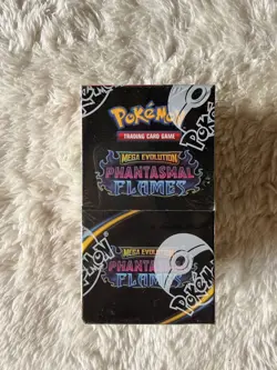 Pokemon TCG Mega Evolution Phantasmal Flames Sealed Half Booster Box (18 Packs) - Image 1