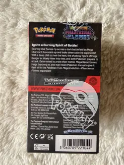 Pokemon TCG Mega Evolution Phantasmal Flames Sealed Half Booster Box (18 Packs) - Image 5
