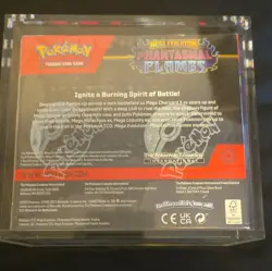 Pokemon TCG Mega Evolution: Phantasmal Flames Sealed Booster Box EN With Acrylic - Image 2