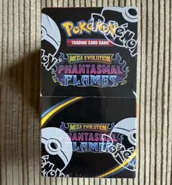 Pokemon TCG Mega Evolution Phantasmal Flames Sealed Half Booster Box 2025 - Image 1