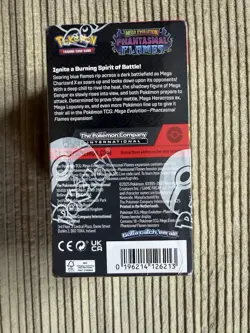 Pokemon TCG Mega Evolution Phantasmal Flames Sealed Half Booster Box 2025 - Image 3