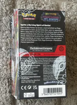 Pokemon TCG: Mega Evolution - Phantasmal Flames Half Booster Box 18packs Sealed - Image 2