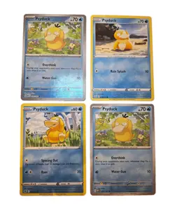 Psyduck Pokemon Card Bundle x 4 Rare Vintage Cards 30th Anniversary - Image 1