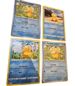 Psyduck Pokemon Card Bundle x 4 Rare Vintage Cards 30th Anniversary - Image 2