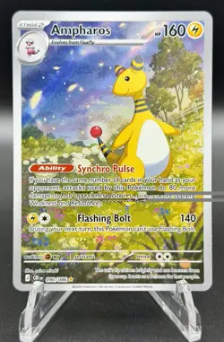 Pokemon Chaos Rising IR Bundle Chespin Ampharos Metang Watchog 4 Card NM - Image 4