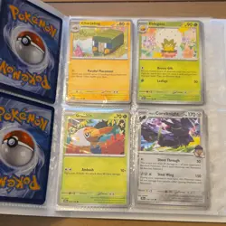 Pokemon Card Binder Mewtwo 4 Pocket Folder + Cards Ex Common Uncommon Bundle - Image 4
