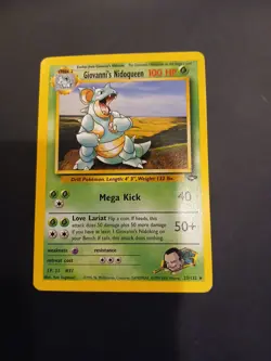 Giovanni's Nidoqueen 23/132 Pokemon Card TCG 2000 Gym Challenge Non Holo - Image 1