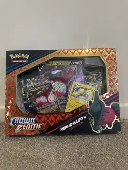 Pokemon TCG Crown Zenith Regidrago V Collection Box (New, Sealed) - Image 1