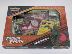 2x Pokemon TCG Crown Zenith Regidrago V Collection Box Sealed Brand New - Image 2