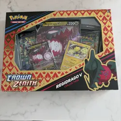 Pokemon TCG Crown Zenith Regidrago V Collection Box | Sealed - Image 1