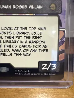 MTG Marvel Black Cat, Cunning Thief Showcase Rare | Spider-Man Villain | In Hand - Image 3