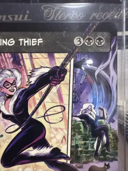MTG Marvel Black Cat, Cunning Thief Showcase Rare | Spider-Man Villain | In Hand - Image 4