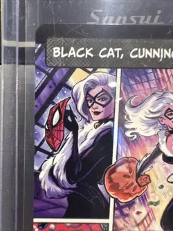 MTG Marvel Black Cat, Cunning Thief Showcase Rare | Spider-Man Villain | In Hand - Image 5