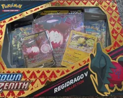 Pokemon TCG Crown Zenith Collection Box Regidrago V New & Sealed Damaged - Image 1