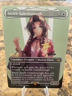 Aerith Gainsborough (Borderless) Final Fantasy Regular - Image 1