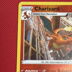 Pokemon TCG Charizard Pokemon Go 010/078 Reverse Holo Rare - Image 2