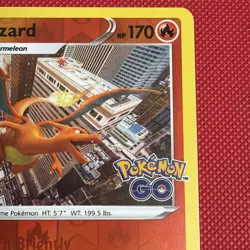 Pokemon TCG Charizard Pokemon Go 010/078 Reverse Holo Rare - Image 3