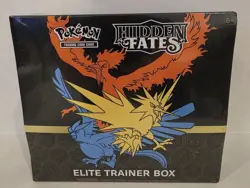 Pokemon Hidden Fates ETB Sealed - Elite Trainer Box - TCG 820650804731 - Image 1