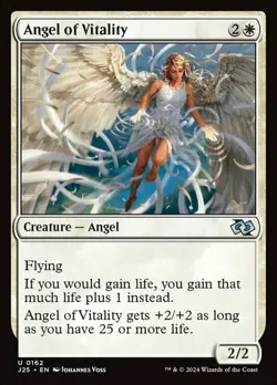 Angel of Vitality, Foundations Jumpstart, Near Mint x 1 MTG - Image 1