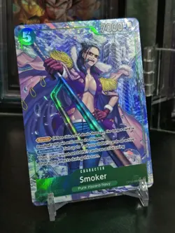 One Piece TCG OP10-030 Smoker SR Alt Art Parallel Royal Blood English - Image 1