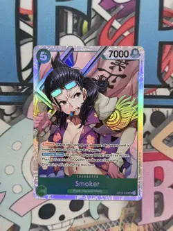 Smoker OP10-030 Super Rare Royal Blood One Piece TCG Eng NM - Image 2
