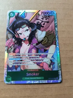 Smoker OP10-030 Royal Blood One Piece TCG - English NM SR Foil - Image 1