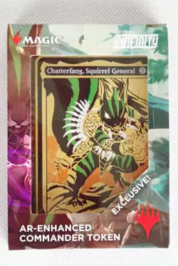 Pinfinity Magic the Gathering MTG Chatterfang AR-Enhanced Commander Token SEALED - Image 1