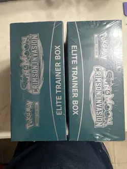 Pokemon TCG Sun Moon Crimson Invasion Elite Trainer Box Etb Sealed Lot Of 2 🔥 - Image 5