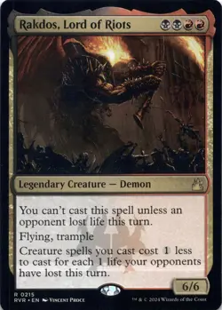 Rakdos, Lord of Riots Ravnica Remastered - Magic MTG NM - Image 1