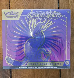 Pokemon TCG Scarlet & Violet Base Set Miraidon Elite Trainer Box ETB New SEALED - Image 1