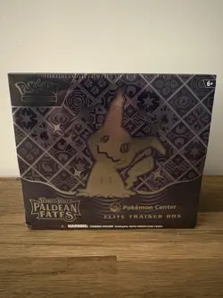 Pokemon TCG Paldean Fates Pokemon Centre Elite Trainer Box Sealed - Image 1