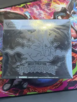 Pokemon TCG: Mega Evolution - Pitch Black Elite Trainer Box - Sealed - Image 1