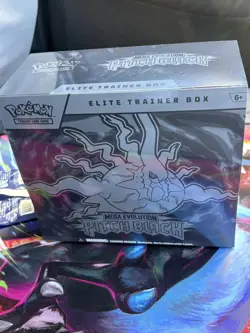 Pokemon TCG: Mega Evolution - Pitch Black Elite Trainer Box - Sealed - Image 3