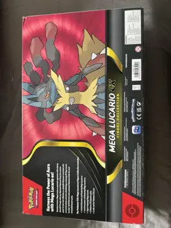 Pokemon TCG Mega Lucario EX Premium Figure Collection Box New Sealed - Image 2