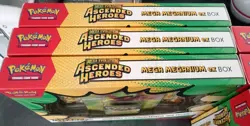 Pokemon TCG Acended Heroes Mega Meganium EX Box x 6 New Factory Sealed - Image 2