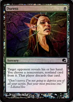 Duress - Foil NM, English MTG Premium Deck Series: Graveborn - Image 1