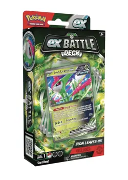 Pokemon TCG Iron Leaves ex Battle Deck (Ready-to-Play 60-Card Deck) New - Image 1