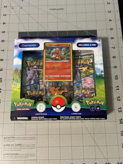 Pokemon TCG - Pokemon GO Charmander Pin Collection Box New Factory Sealed - Image 1