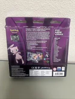 Mew VMAX League Battle Deck Pokemon TCG New Sealed In Box; damaged Box - Image 2